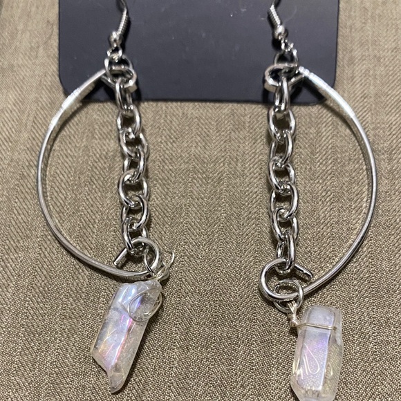 Paparazzi Silver Hoop Earrings - Picture 2 of 5